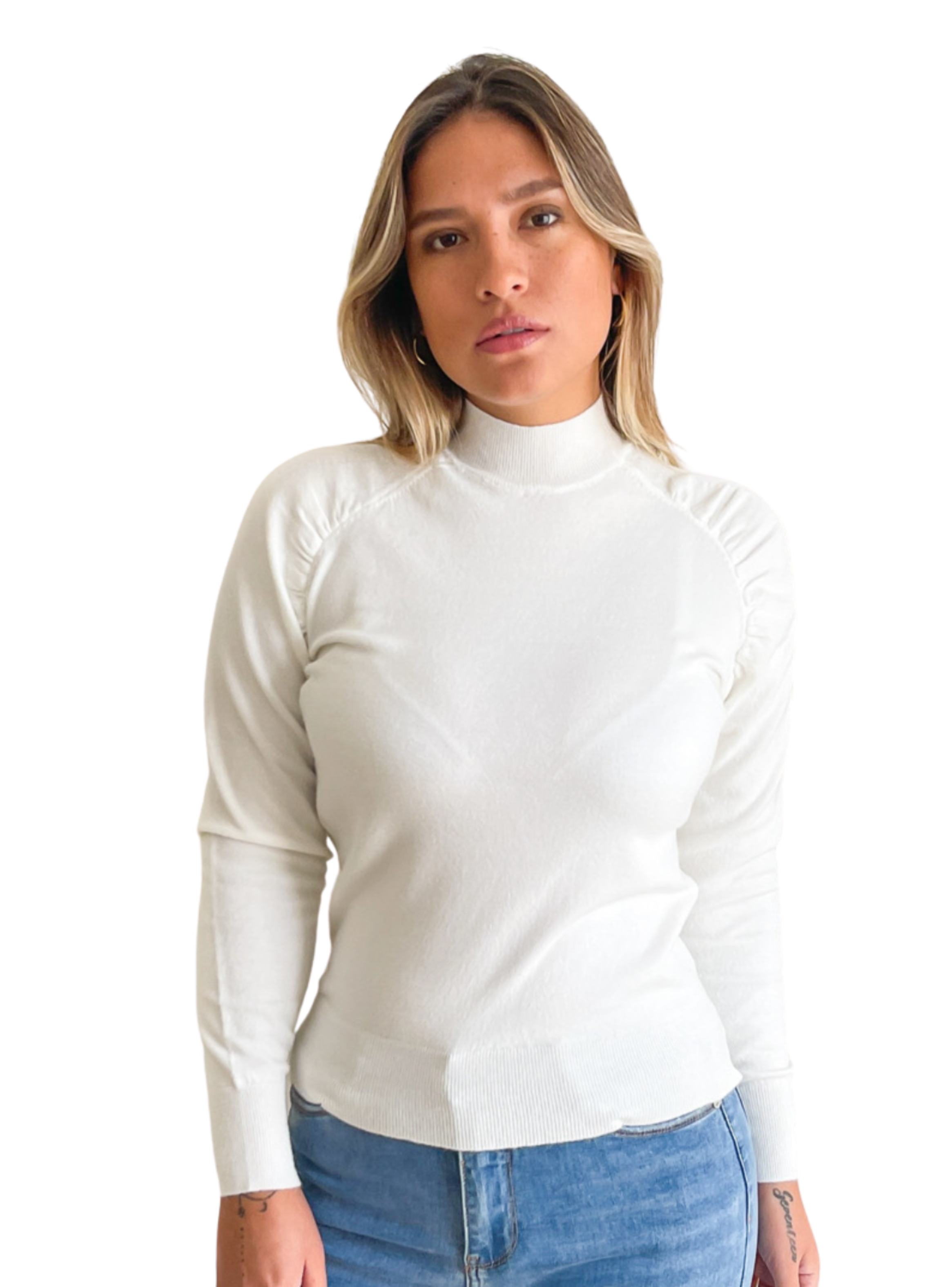 SWEATER CUELLO MEDIO MELISA COLORES - 2