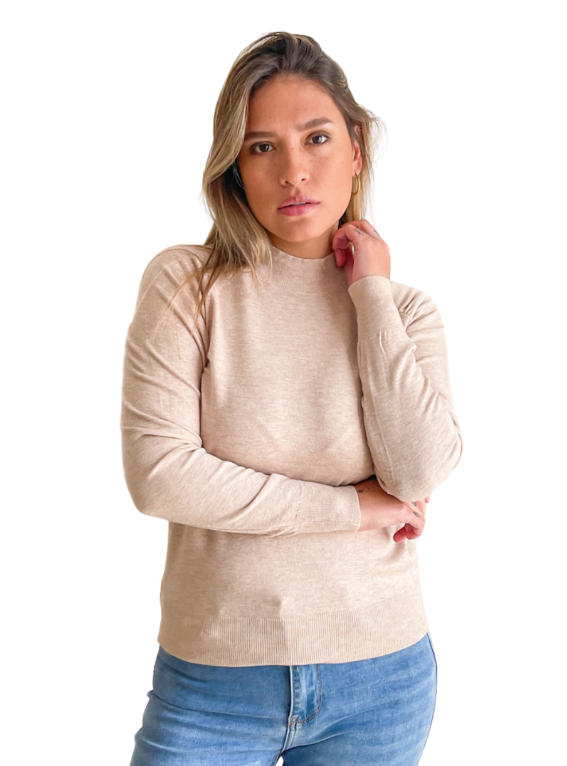 SWEATER CUELLO MEDIO MELISA COLORES - 2