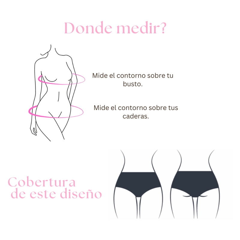 BIKINI TIRO ALTO TOP RUFFLE PALO ROSA - 4