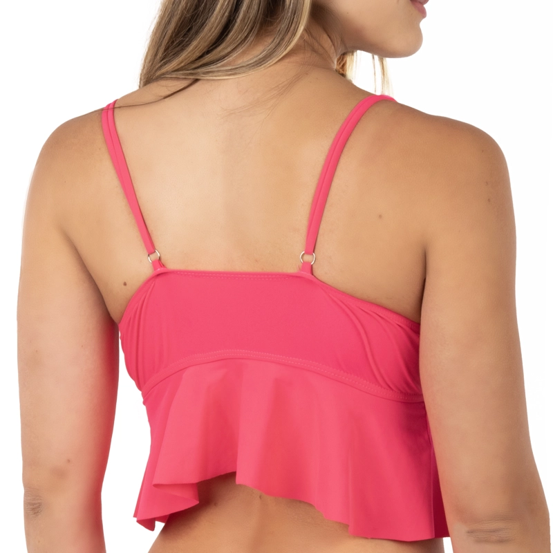 TRAJE DE BAÑO MUJER HIPSY RUFFLE PARTE DE ARRIBA TOP DISEÑO VUELOS - 3