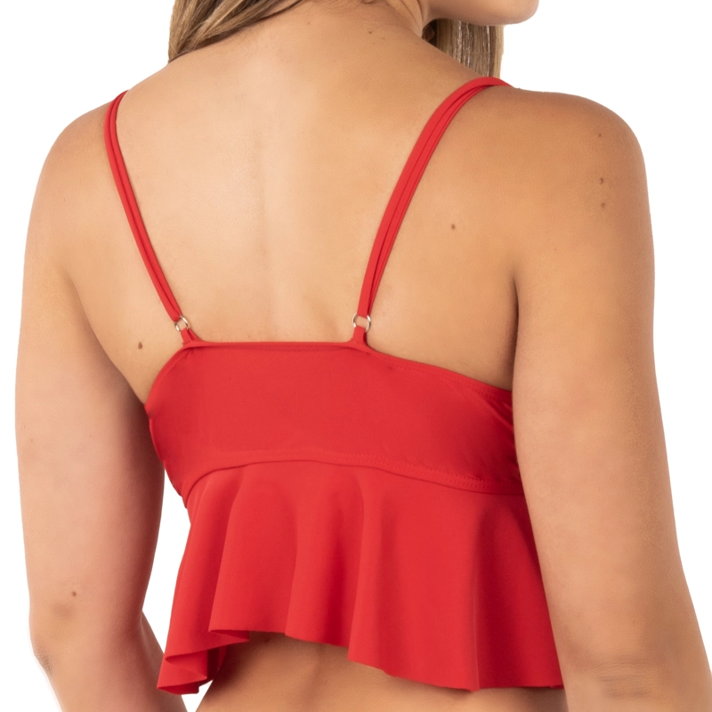 TRAJE DE BAÑO MUJER HIPSY RUFFLE PARTE DE ARRIBA TOP DISEÑO VUELOS - 3