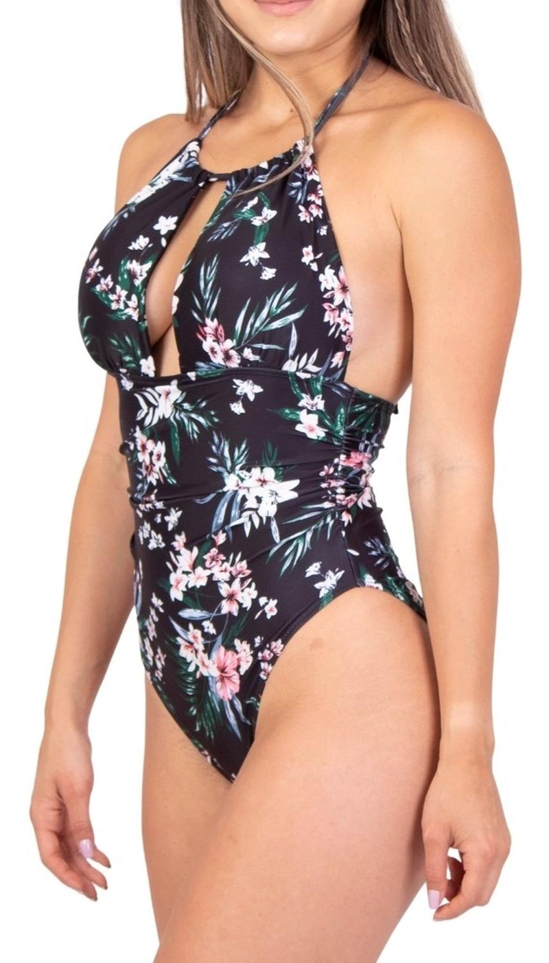 TRAJE DE BAÑO MUJER HIPSY LUNA FLORAL LUNA NEGRO FLORAL - 2