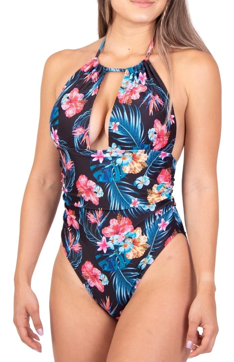 TRAJE DE BAÑO LUNA ROSA FLORAL - 2