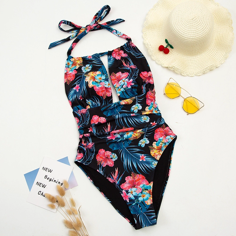 TRAJE DE BAÑO LUNA ROSA FLORAL - 4