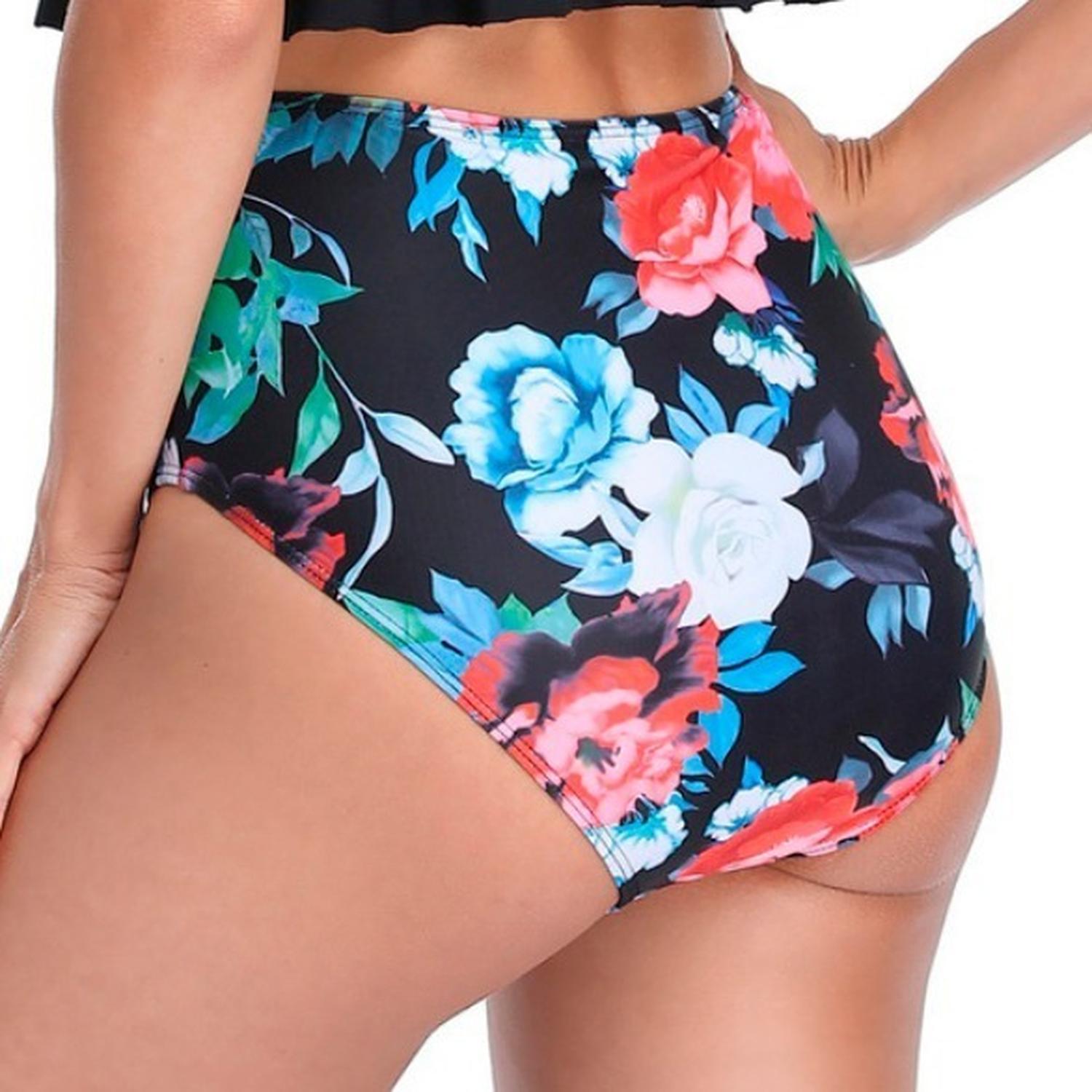 PARTE DE ABAJO BIKINI TIRO ALTO FLORAL - 3