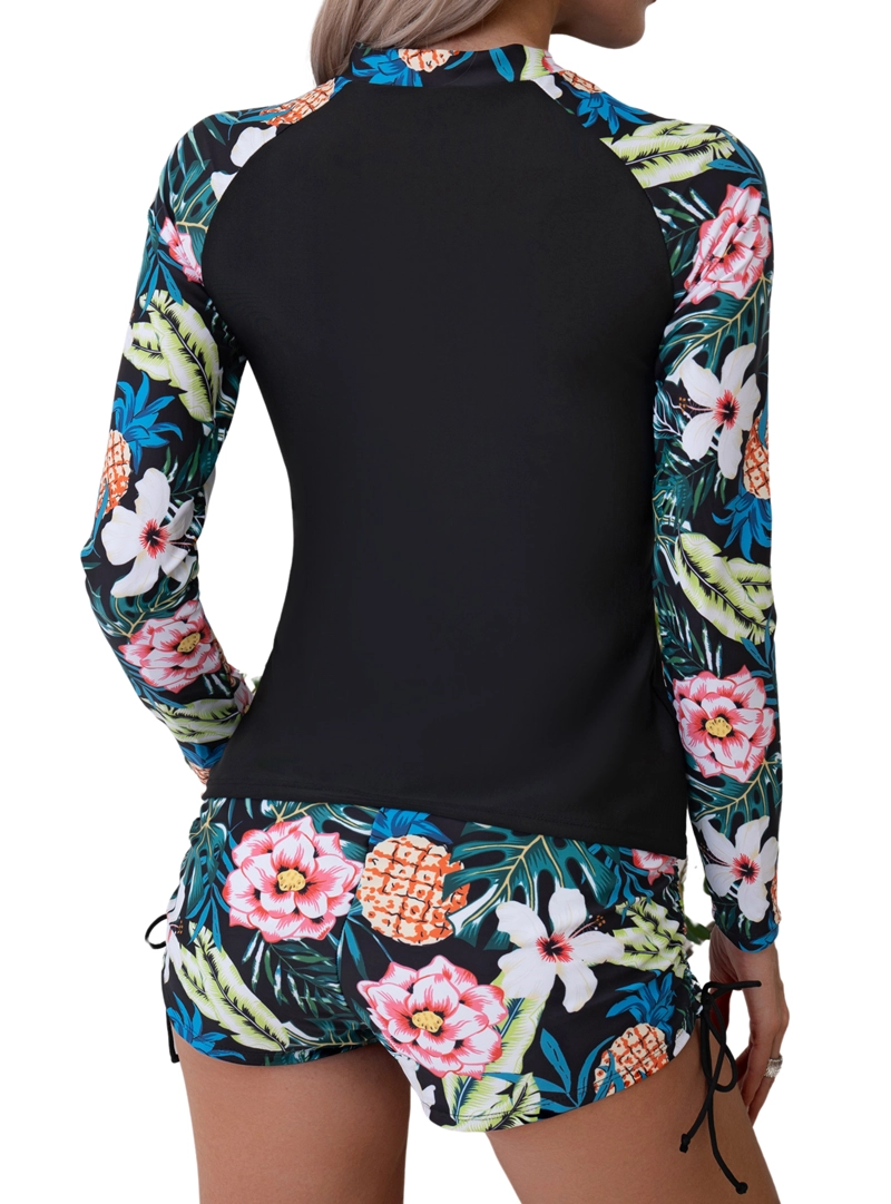 BIKINI TIRO ALTO SURFER FLORAL WAIKIKI ESTAMPADOS - 4