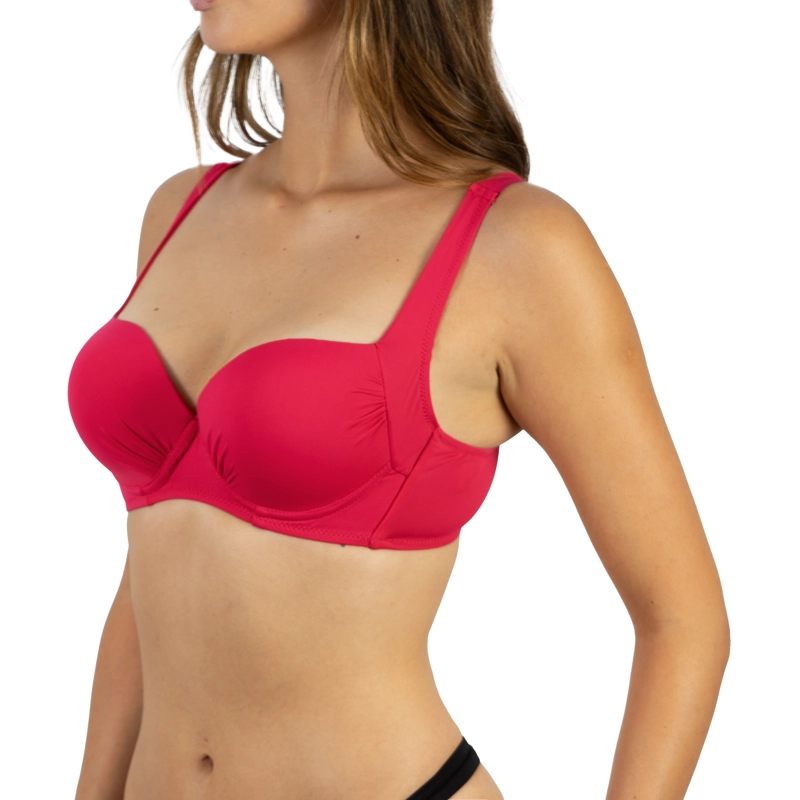 PARTE SOLA TOP DE BIKINI COPA PUSH UP (RELLENO) COLORES - 3