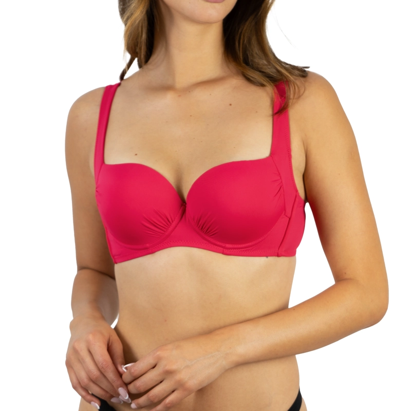 PARTE SOLA TOP DE BIKINI COPA PUSH UP (RELLENO) COLORES - 4