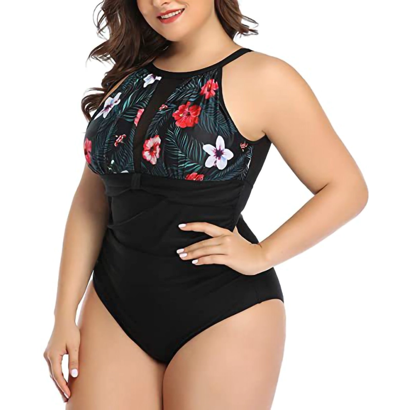 TRAJE DE BAÑO BREEZE ESTAMPADO TROPICAL - 1