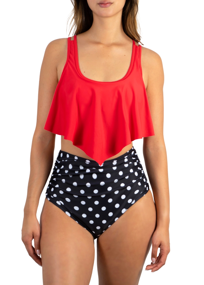 BIKINI TIRO ALTO MUJER TOP EN PUNTA VAL RETRO - 1
