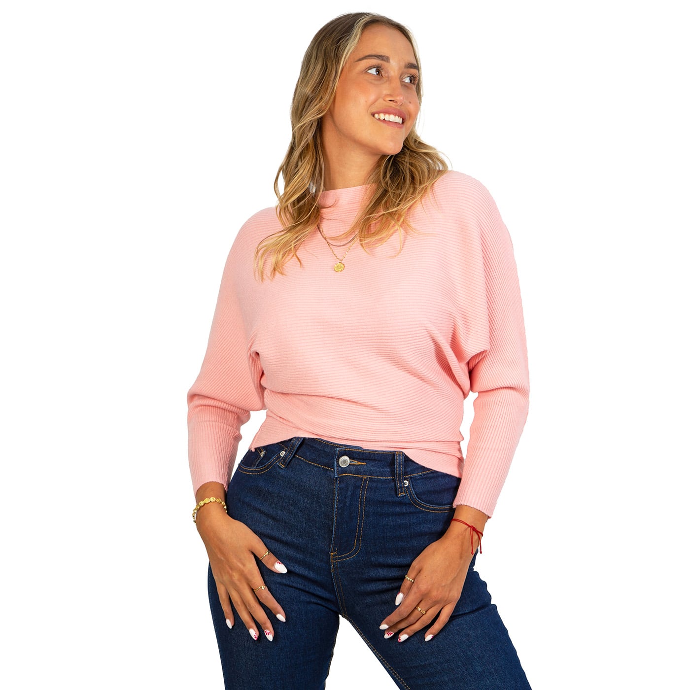 SWEATER MUJER COLORES MANGA MURCIÉLAGO COLORES BEL - 2