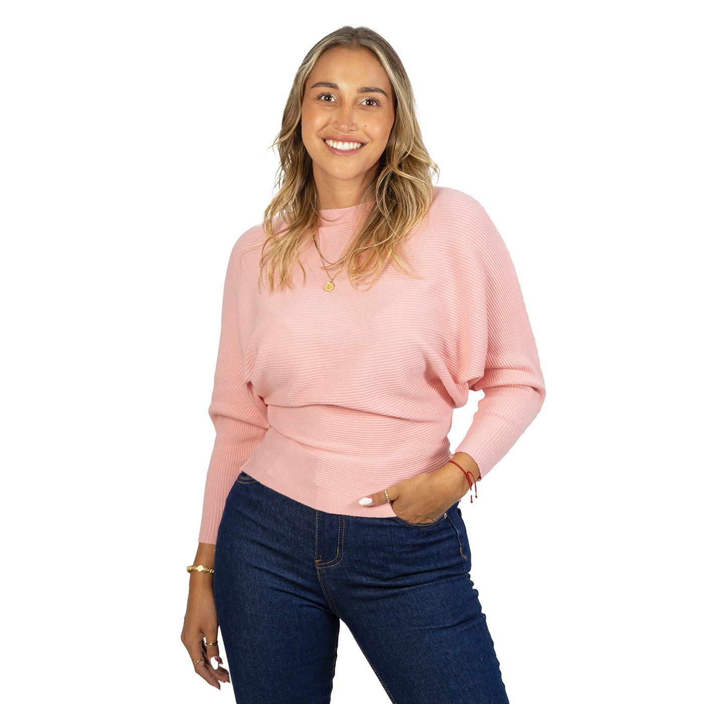 SWEATER MUJER COLORES MANGA MURCIÉLAGO COLORES BEL - 3