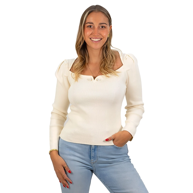 SWEATER CAMISETA BÁSICO MANGA PRINCESA COLORES - 3