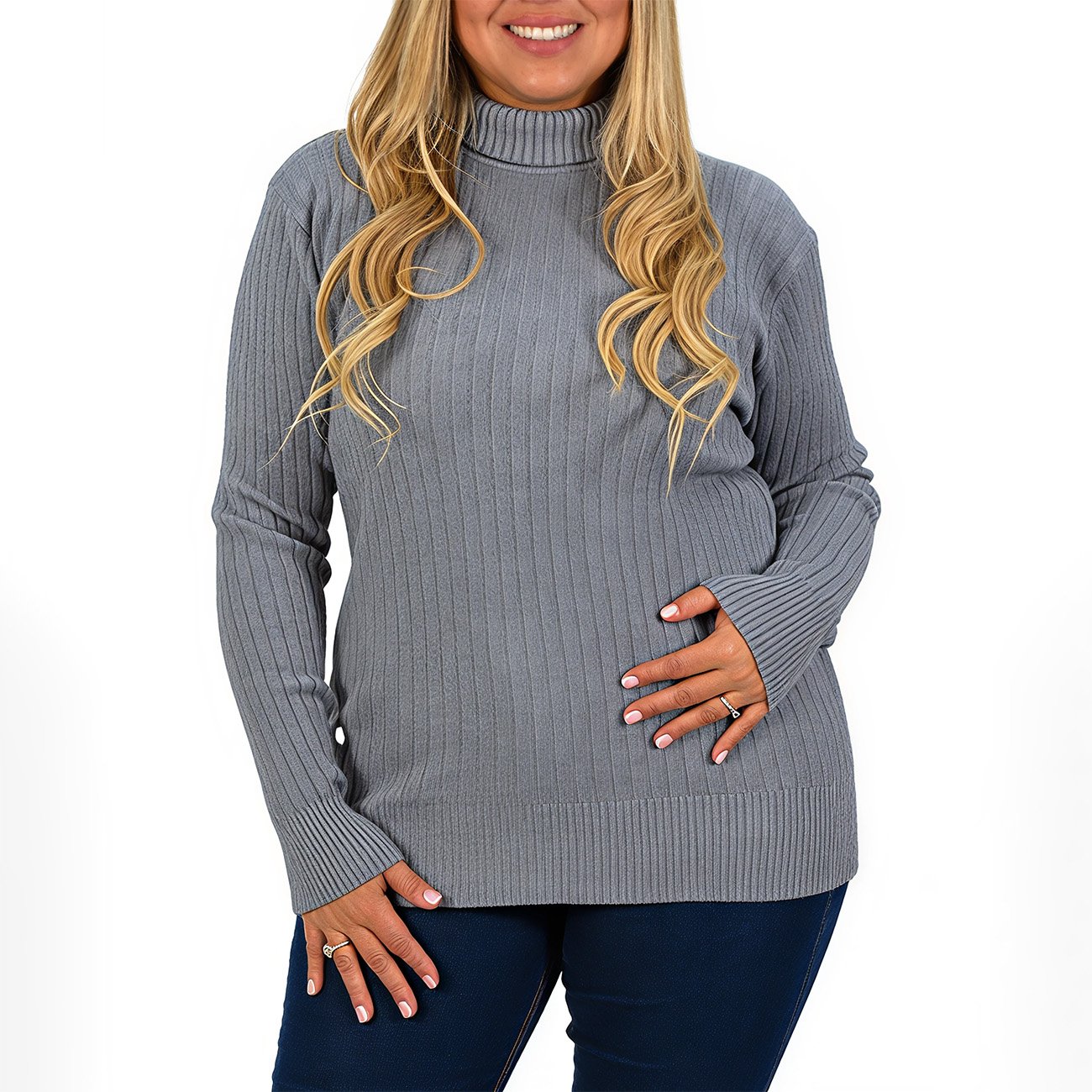 SWEATER MUJER BÁSICO SPANDEX COLORES EXTRA LINDA - 1
