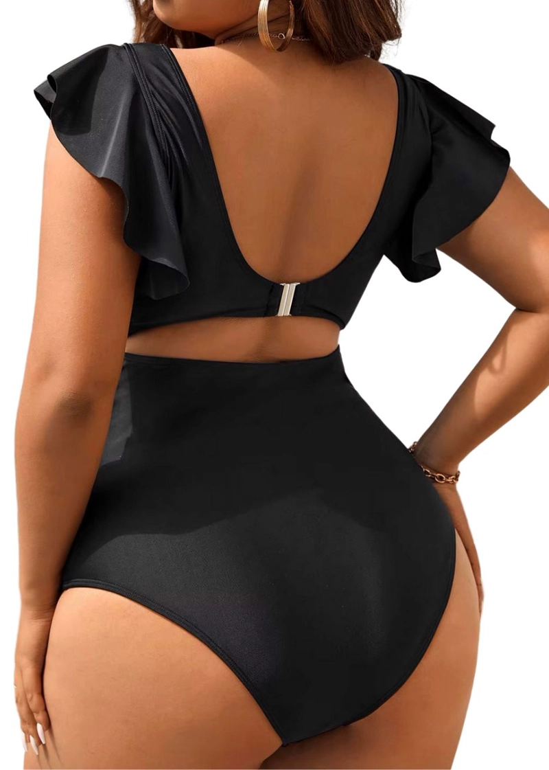 TRAJE DE BAÑO MUJER CUT OUT EMILY NEGRO - 2