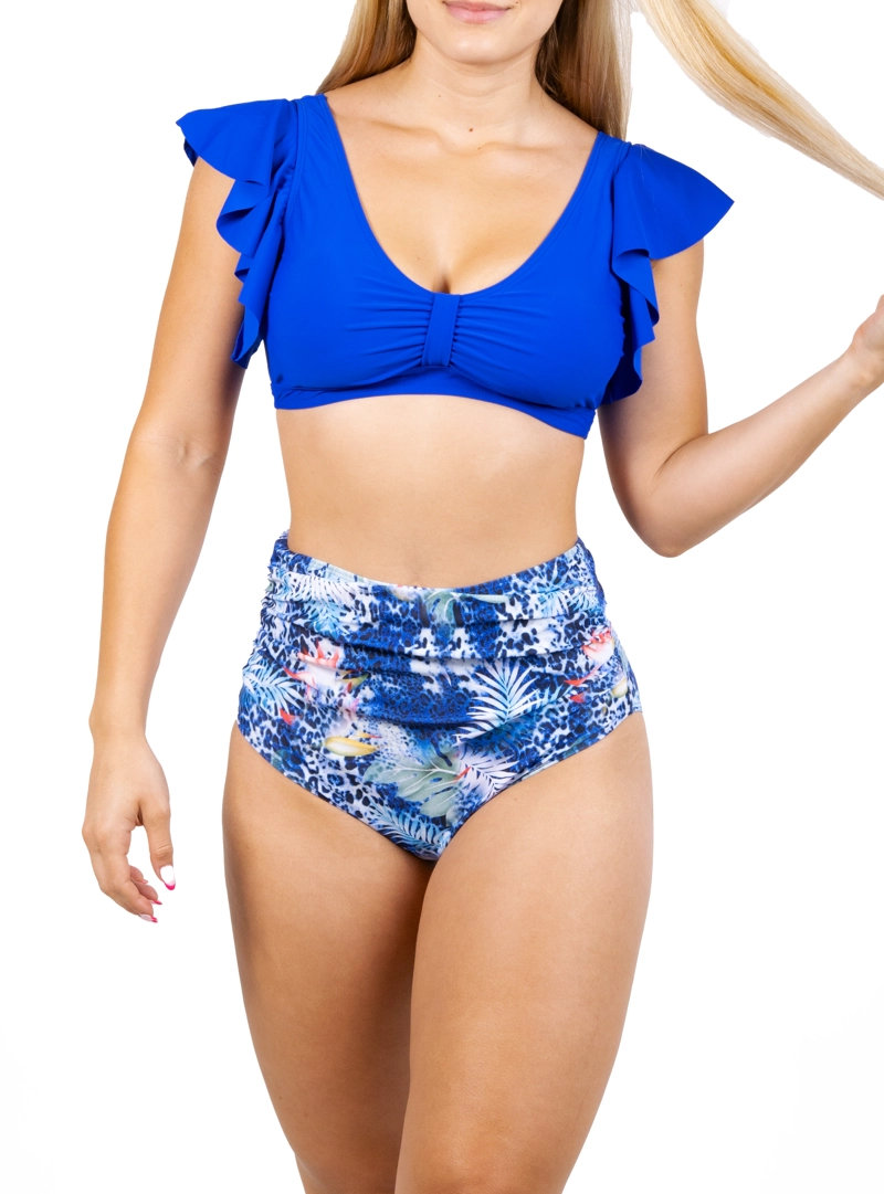 BIKINI TIRO ALTO MARE AZUL - 2