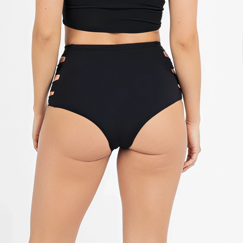 PARTE DE ABAJO BIKINI CUT OUT NEGRO - 2