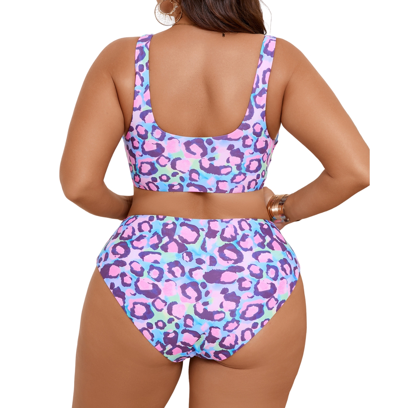 BIKINI TIRO ALTO ANIMAL PRINT MULTICOLOR - 3