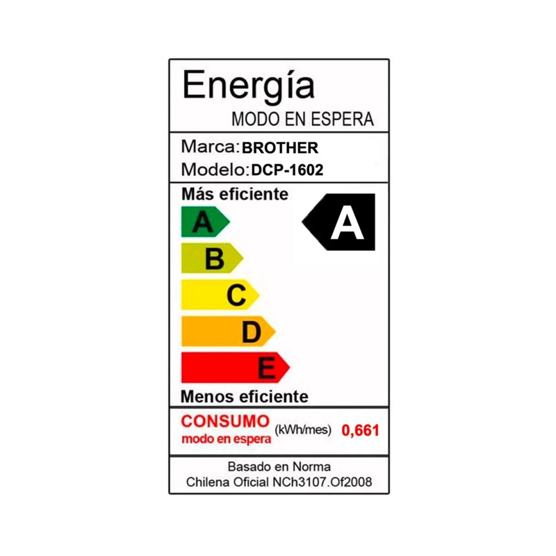 IMPRESORA MULTIFUNCIONAL BROTHER DCP-1602 LÁSER MONOCROMÁTICA - 7