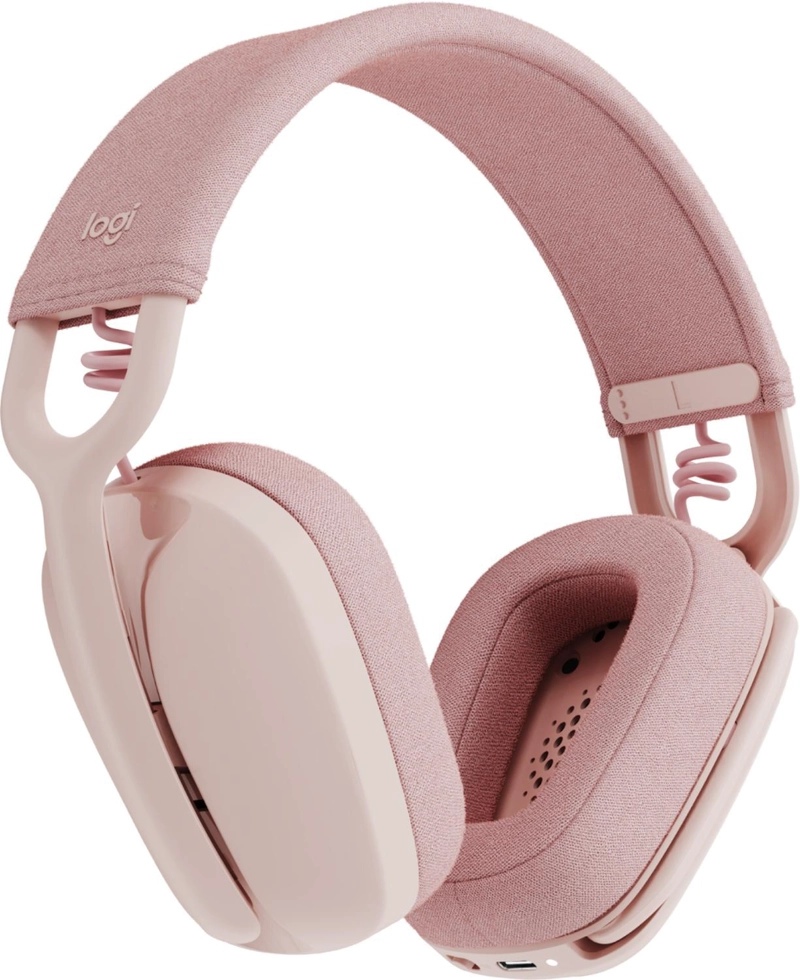AUDÍFONOS LOGITECH ZONE VIBE 100 DIADEMA ROSA - 2