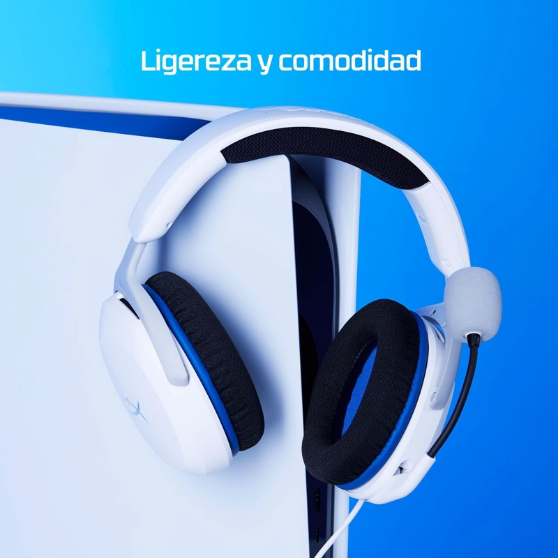 AUDÍFONOS HP HYPERX CLOUD STINGER 2 CORE DIADEMA BLANCO - 7