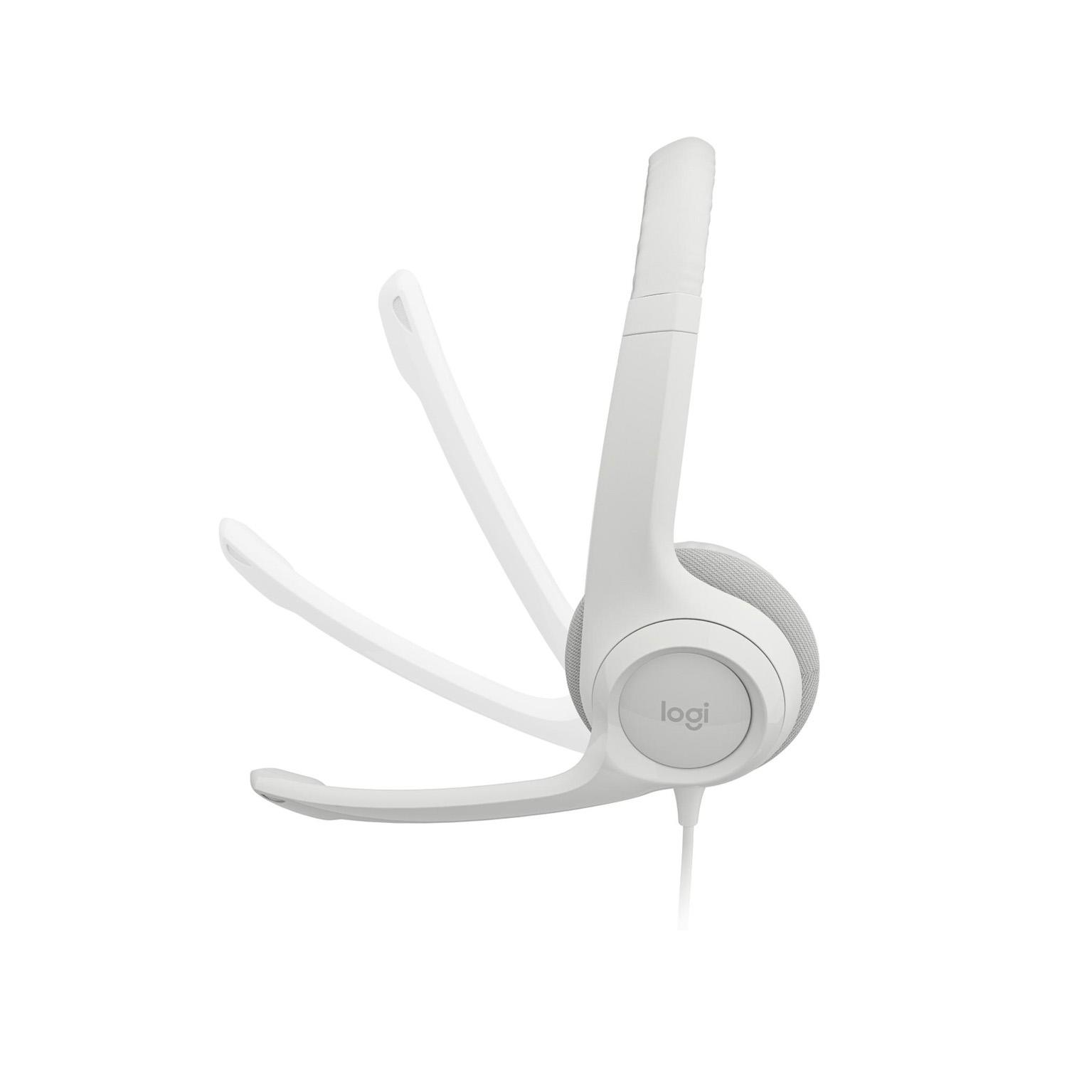 AUDÍFONOS LOGITECH H390 DIADEMA BLANCO - 4