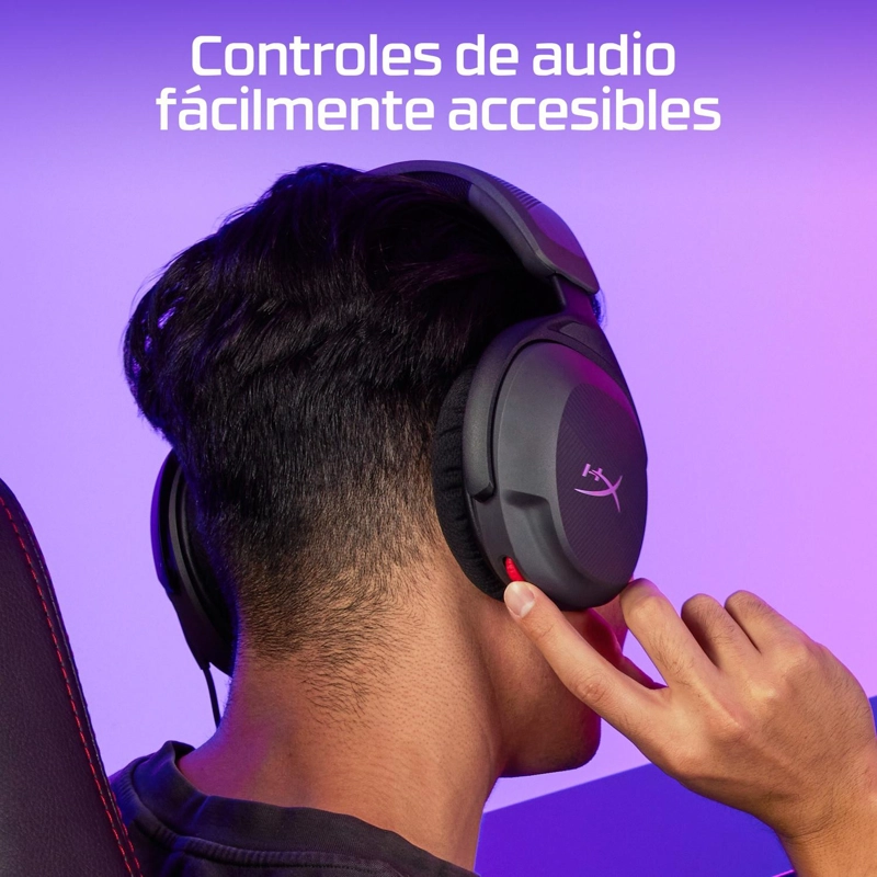 AUDÍFONOS HP HYPERX CLOUD STINGER 2 CORE DIADEMA NEGRO - 7