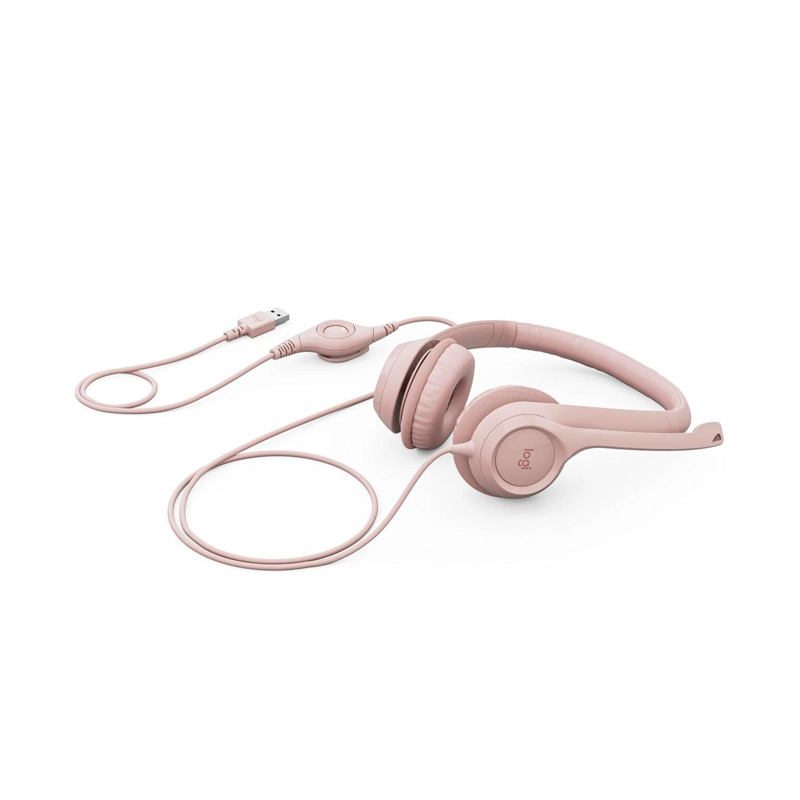 AUDÍFONOS LOGITECH H390 DIADEMA ROSA - 2