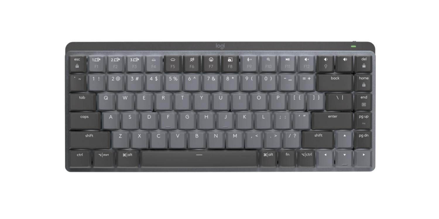 TECLADO INALAMBRICO LOGITECH MX MECHANICAL MINI GRAFITO - 1