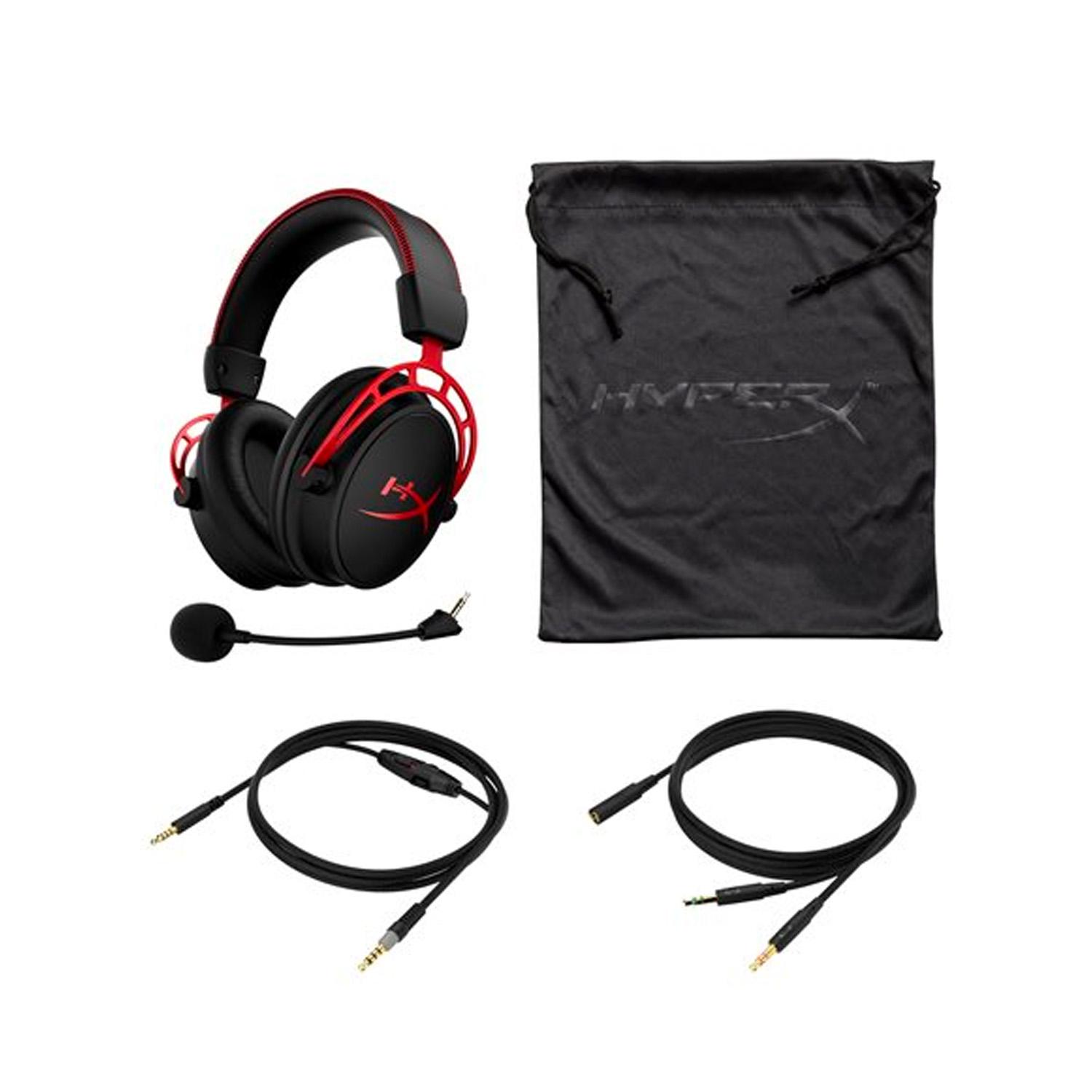 AUDÍFONOS DIADEMA HYPERX CLOUD ALPHA NEGRO, ROJO - 5