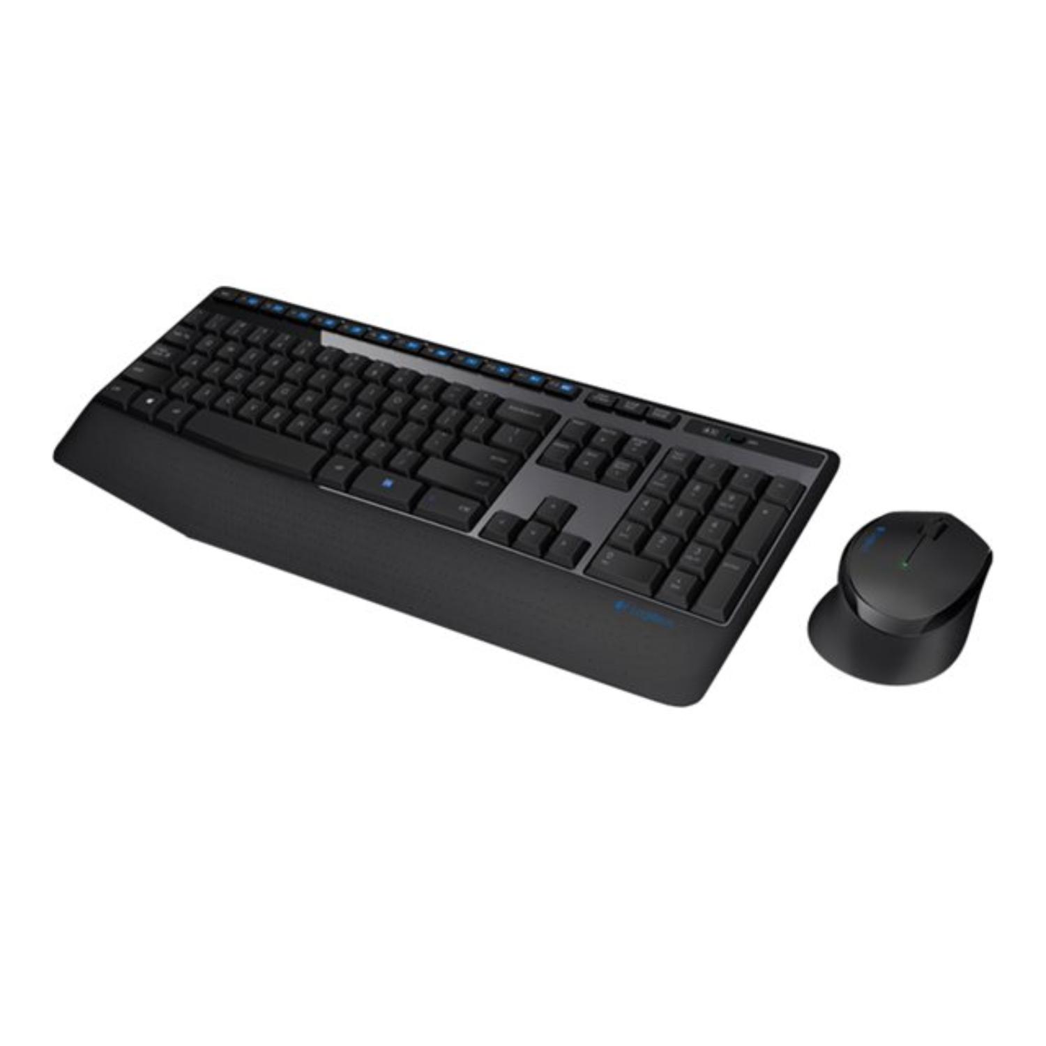 COMBO DE TECLADO Y MOUSE MK345 INALAMBRICO NEGRO - 1