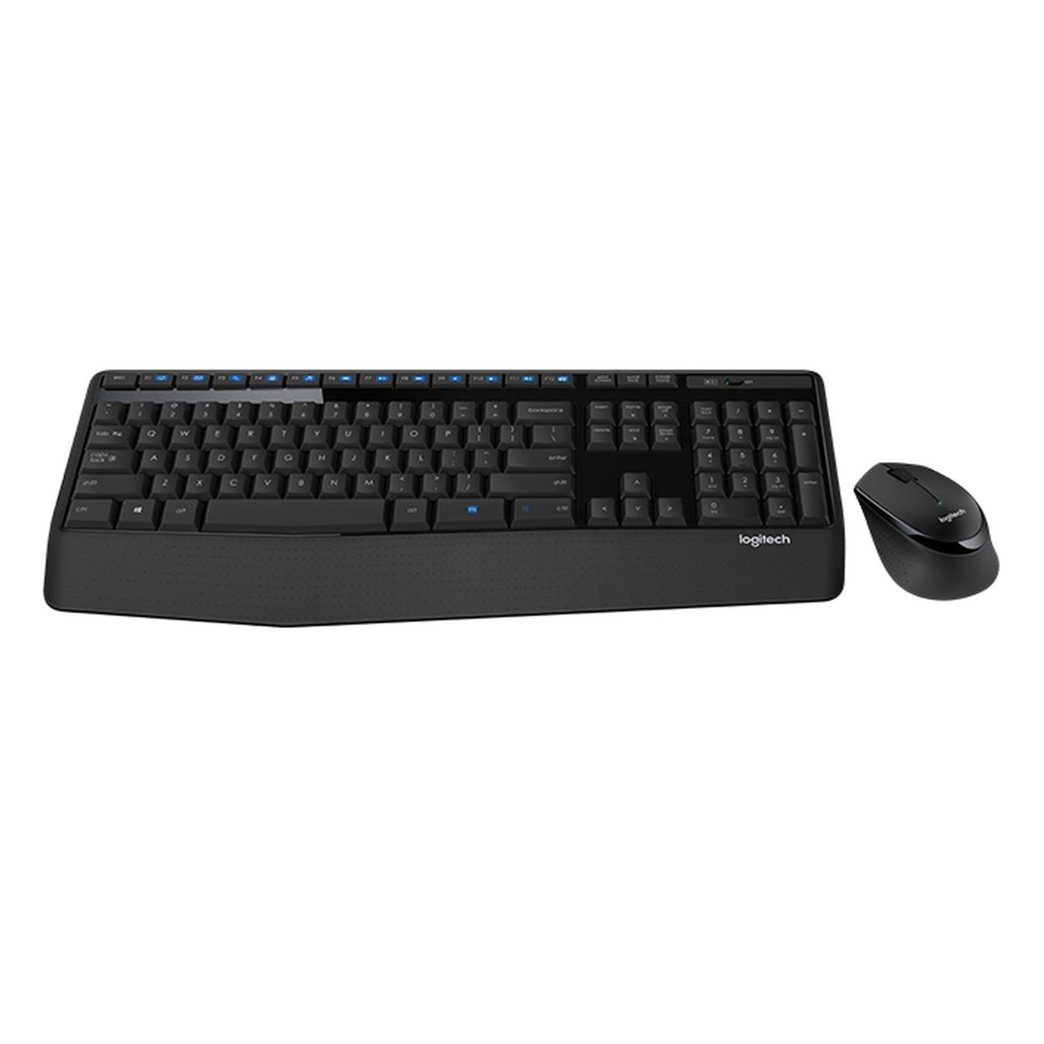 COMBO DE TECLADO Y MOUSE MK345 INALAMBRICO NEGRO - 2
