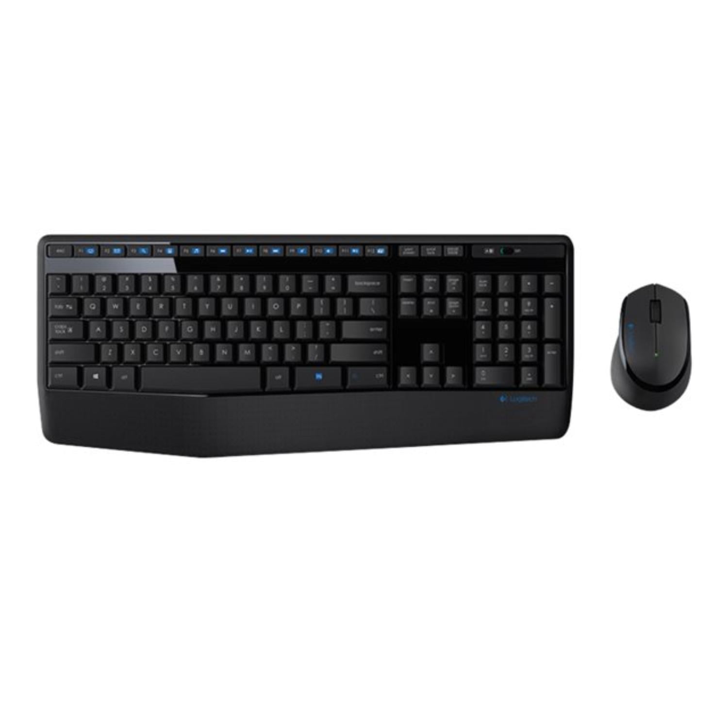 COMBO DE TECLADO Y MOUSE MK345 INALAMBRICO NEGRO - 3