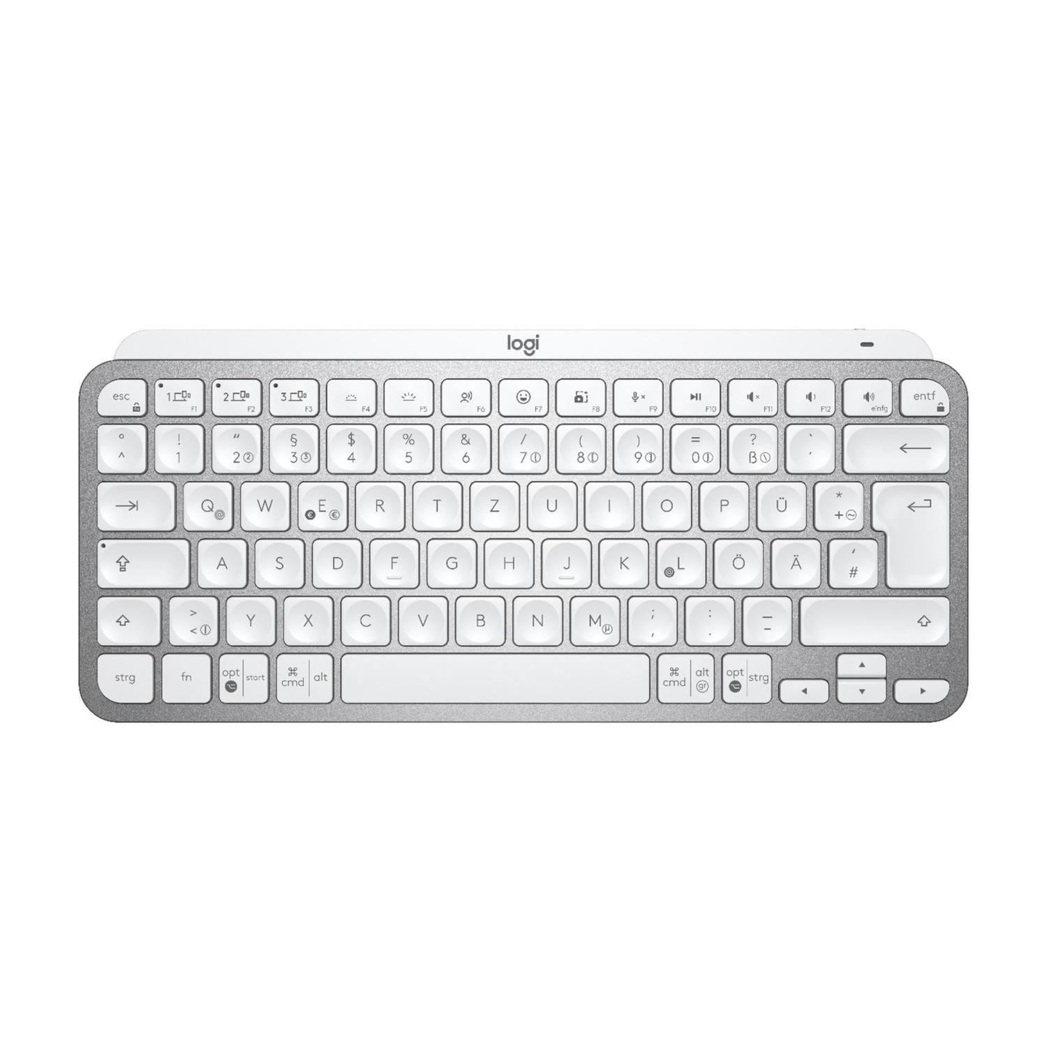 TECLADO INALÁMBRICO LOGITECH MX KEYS MINI ALUMINIO BLANCO - 4