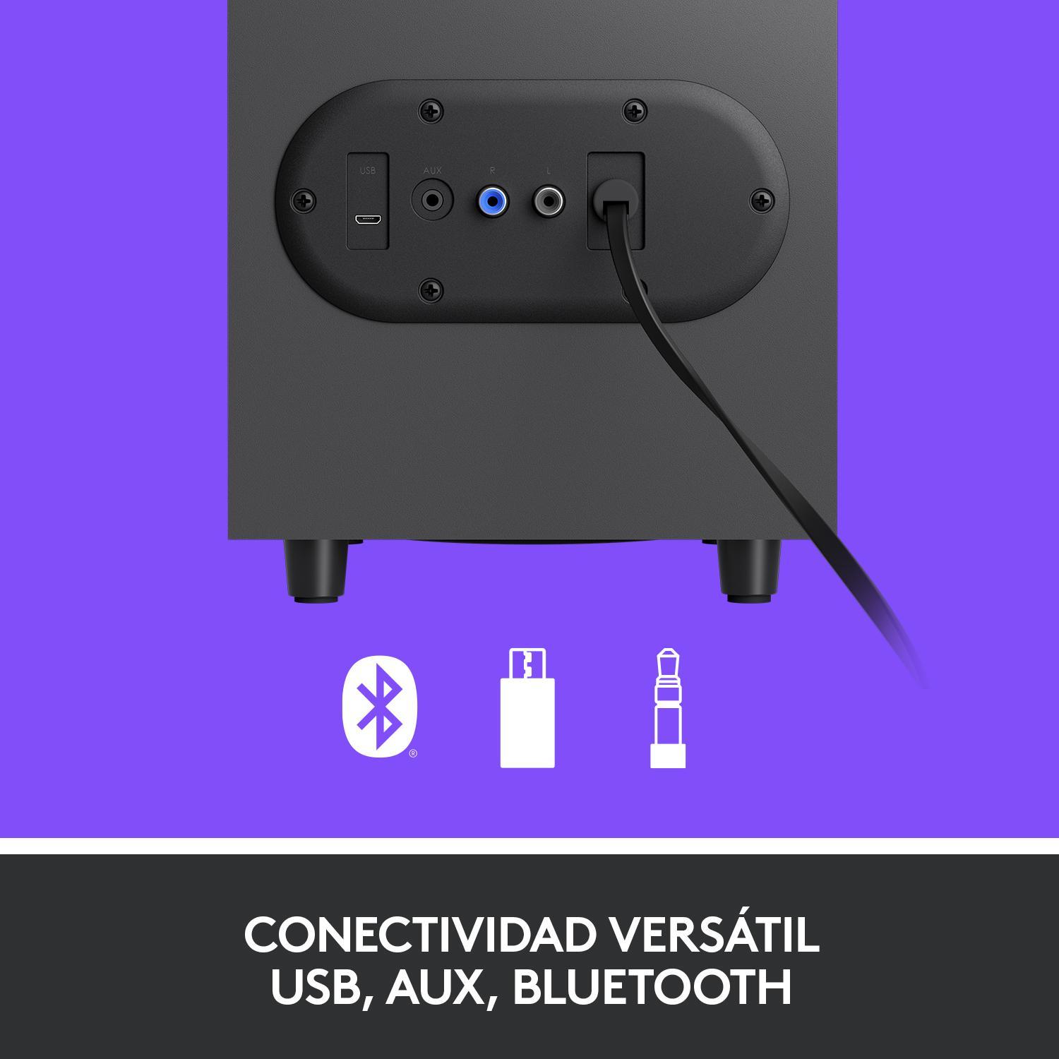 ALTAVOCES LOGITECH Z407 INALÁMBRICOS GRAFITO - 5