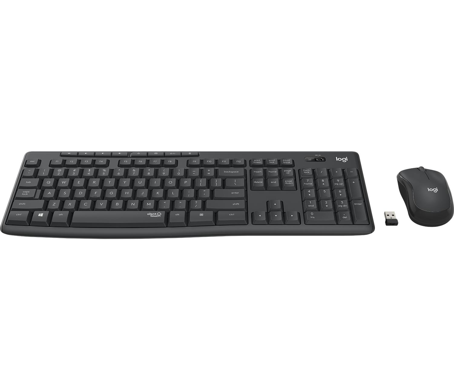 COMBO DE TECLADO Y MOUSE MK295 INALÁMBRICO GRAFITO - 2