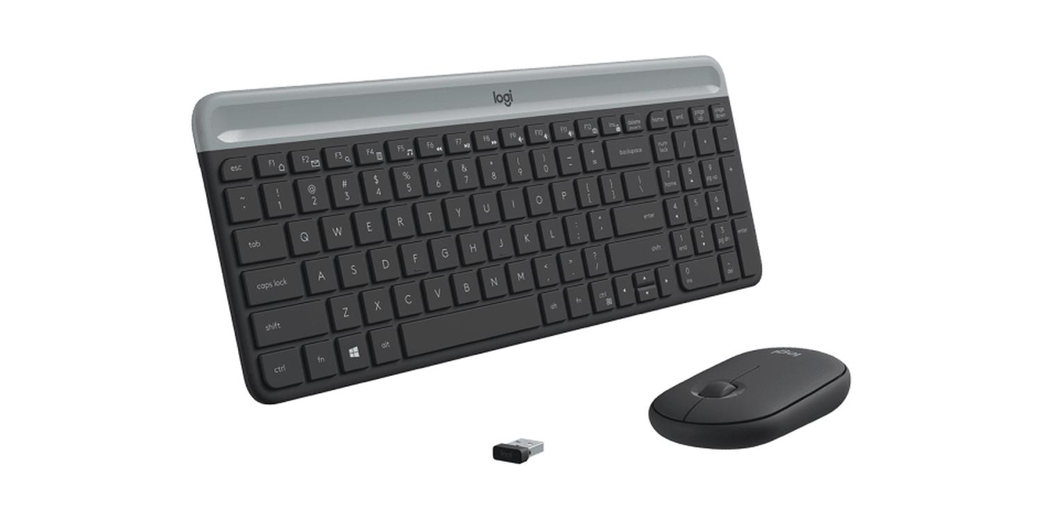 COMBO DE TECLADO Y MOUSE SLIM WIRELESS COMBO MK470 INALÁMBRICO BLANCO - 4