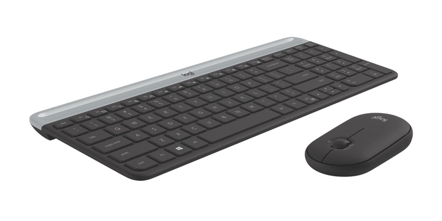 COMBO DE TECLADO Y MOUSE SLIM WIRELESS COMBO MK470 INALÁMBRICO BLANCO - 5