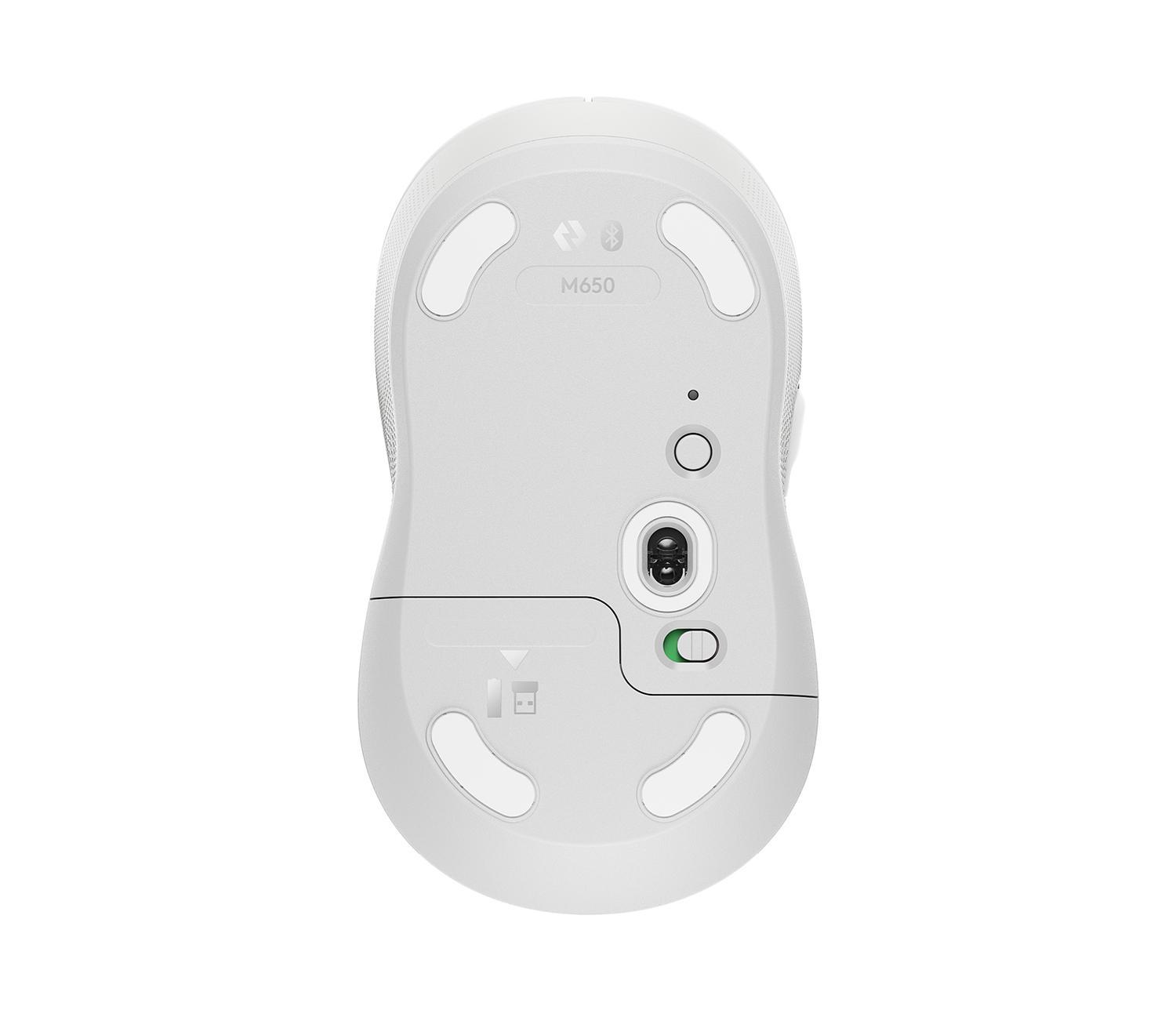 MOUSE INALÁMBRICO LOGITECH SIGNATURE M650 BLANCO - 2