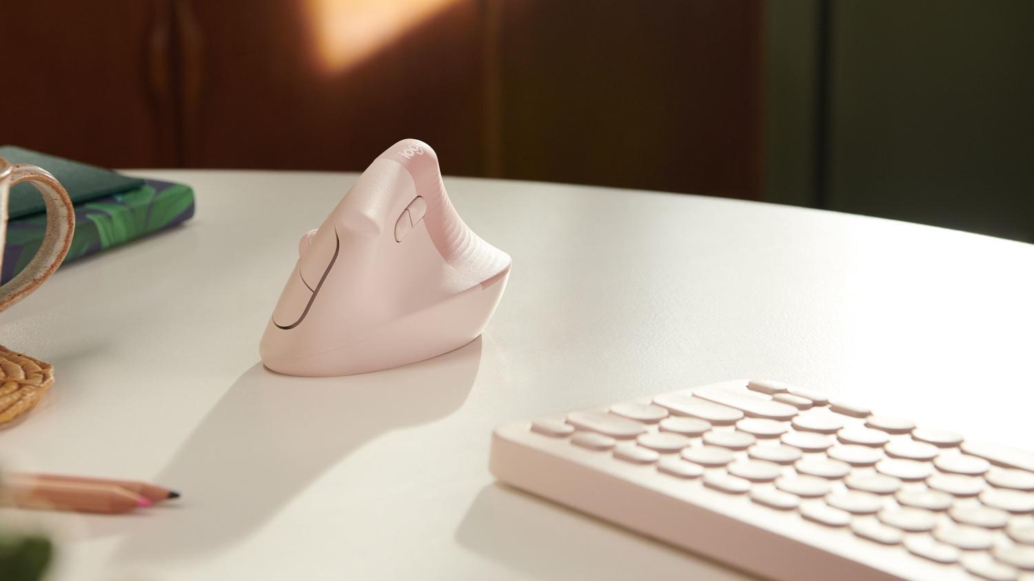 MOUSE LOGITECH LIFT INALAMBRICO ROSA - 6