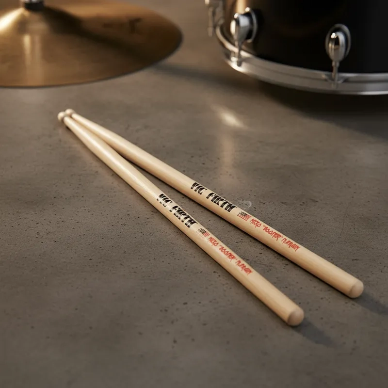 BAQUETA VIC FIRTH BATERÍA SERIE AUTOGRAFIADOS/NICKO MCBRAIN SNM - 4