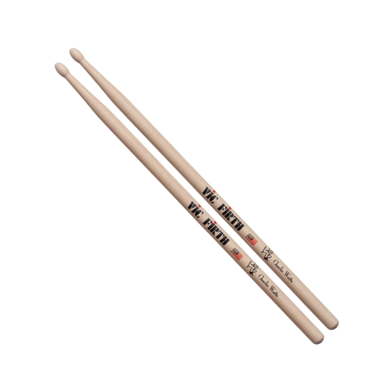 BAQUETA VIC FIRTH BATERÍA SERIE AUTOGRAFIADOS/CHARLIE WATTS SCW - 1
