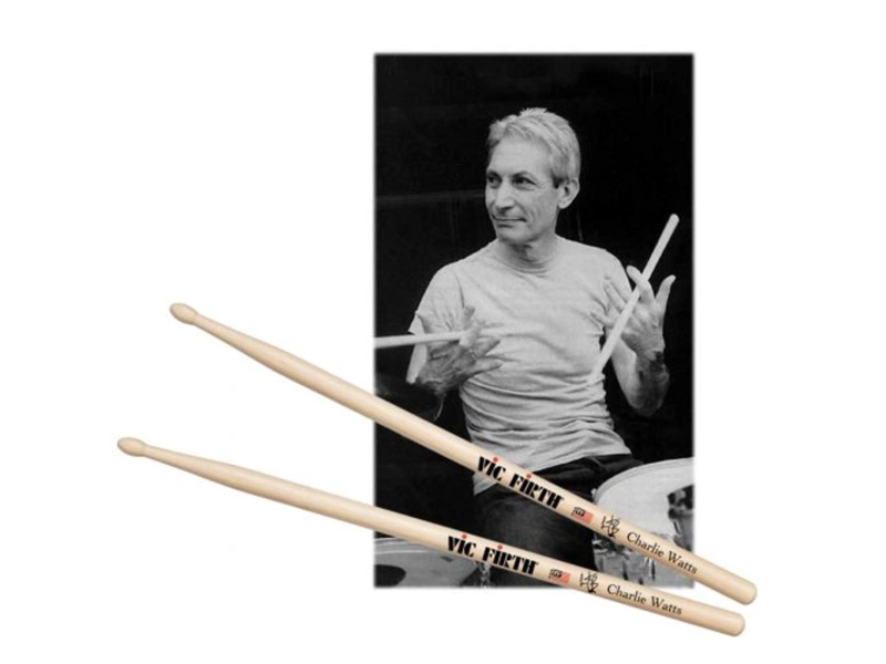 BAQUETA VIC FIRTH BATERÍA SERIE AUTOGRAFIADOS/CHARLIE WATTS SCW - 5