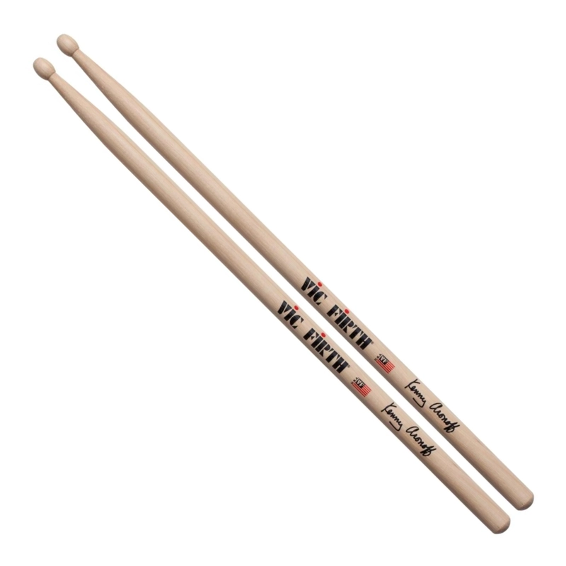 BAQUETA VIC FIRTH BATERÍA SERIE AUTOGRAFIADOS/KENNY ARONOFF - 1