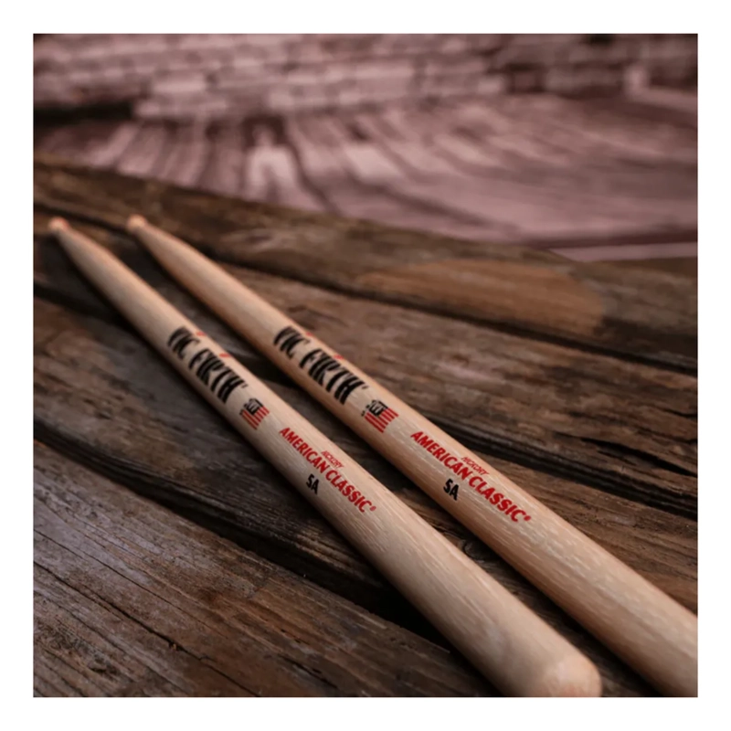 PACK 4 PARES BAQUETAS VIC FIRTH 5A AMERICAN CLASSIC - 5