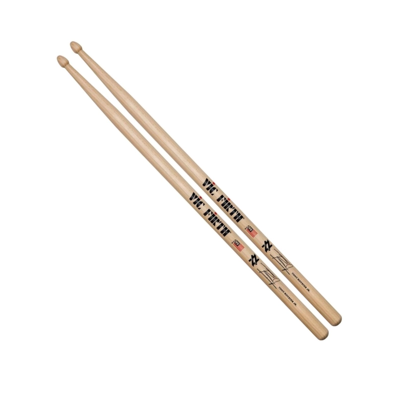 BAQUETA VIC FIRTH BATERÍA SERIE AUTOGRAFIADOS/TONY ROYSTER JR 2 STR2 - 1