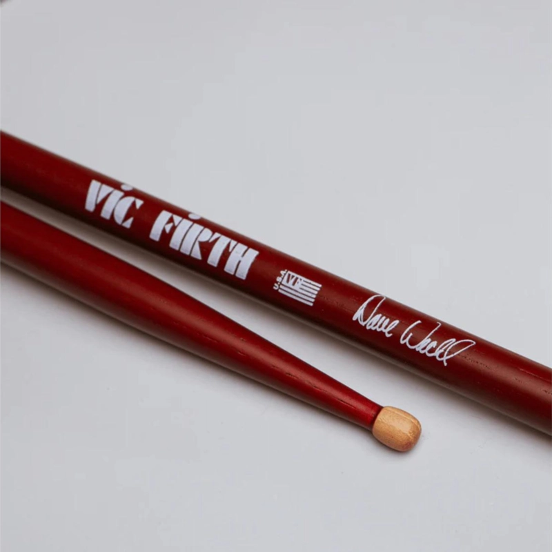 BAQUETA VIC FIRTH BATERÍA SERIE AUTOGRAFIADOS/DAVE WECKL SDW - 4