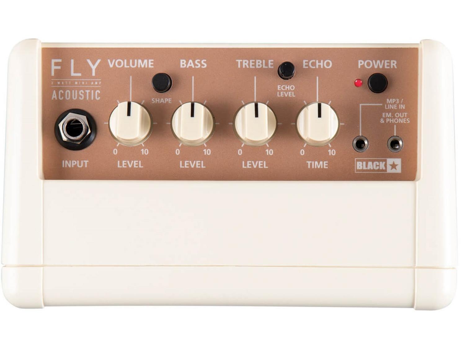 MINI AMPLIFICADOR GUITARRA ACÚSTICA FLY 3 COMBO 3W - 5