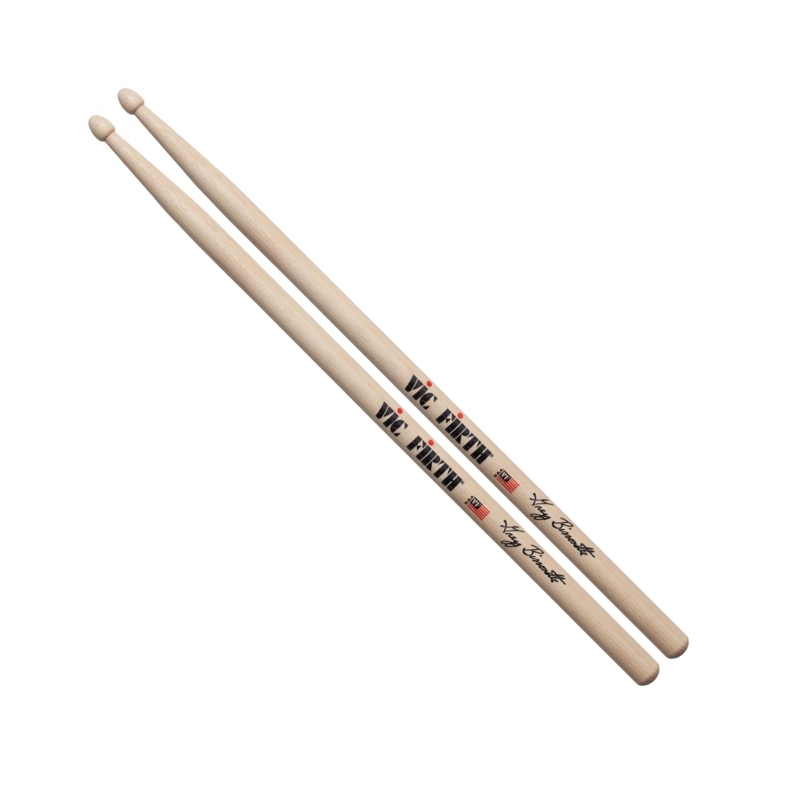 BAQUETA VIC FIRTH BATERÍA SERIE AUTOGRAFIADOS/GREGG BISSONETTE SGB - 1
