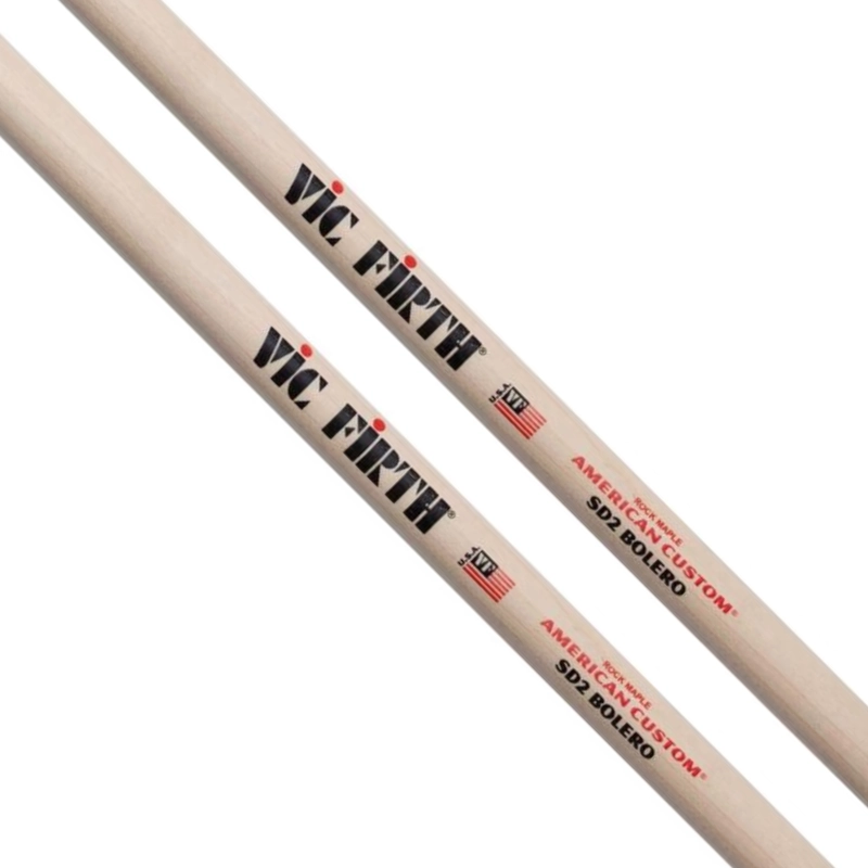 BAQUETAS VIC FIRTH AMERICAN CUSTOM SD2 BOLERO - 4